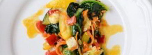 овощное рагу со шпинатом. Шаг 7