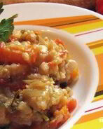 Овощное рагу в кастрюле