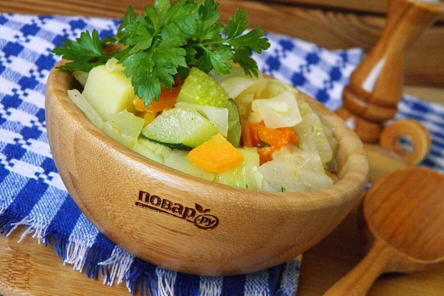 Рецепт овощного рагу в мультиварке