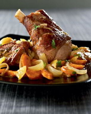 Рагу из филе и шейки баранины с овощами