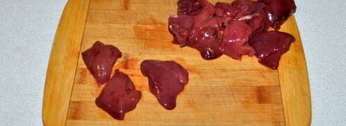 рагу из куриных сердечек и печени. Шаг 3