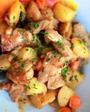 Рагу из курицы с картошкой