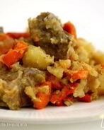 Рагу из телятины с овощами в мультиварке