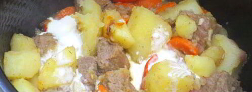 рагу из телятины с овощами в мультиварке. Шаг 7