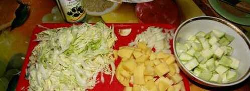 рагу овощное с мясом. Шаг 5