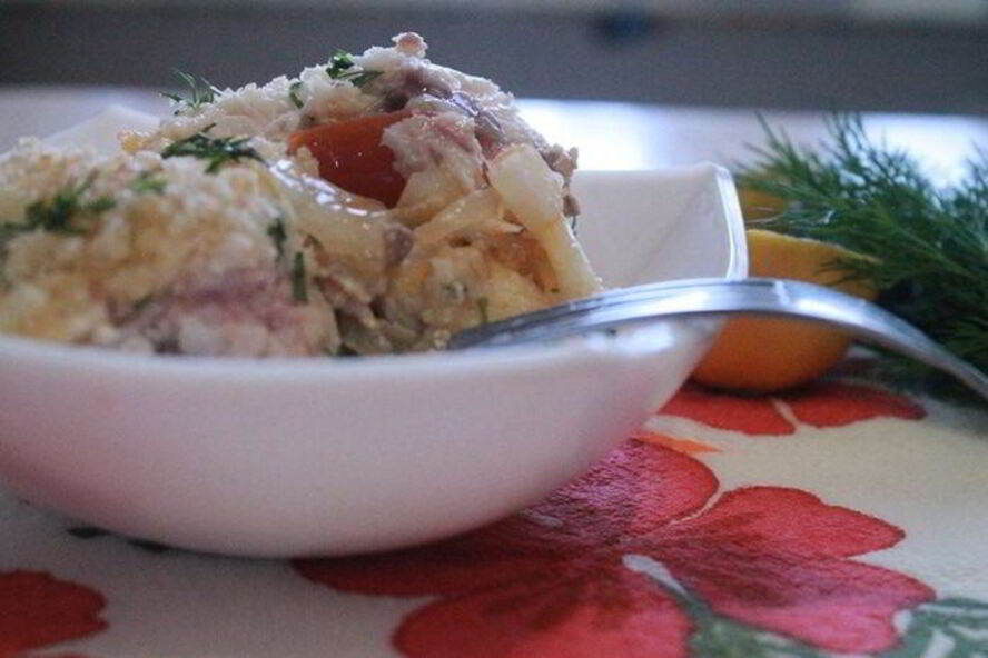Рецепт рагу рыбного из духовки