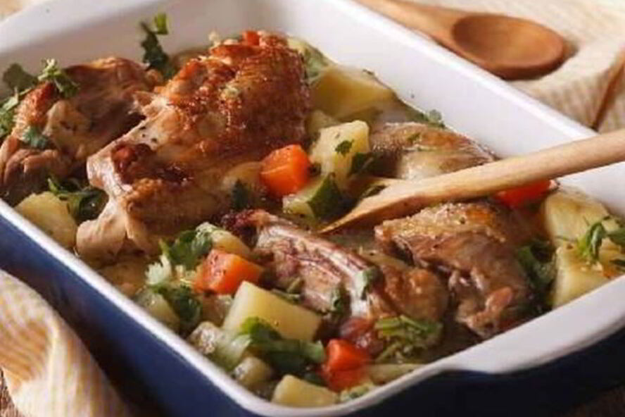 Рецепт рагу с курицей