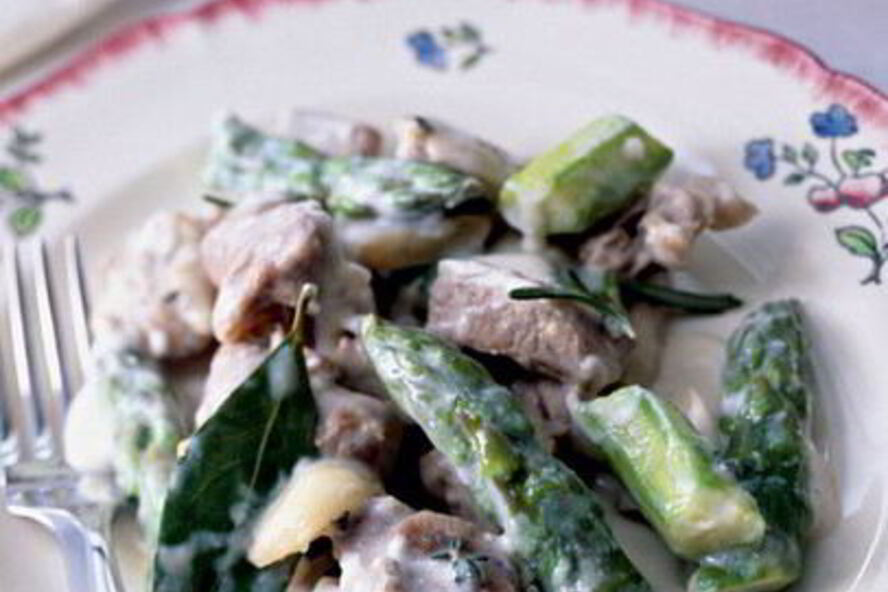 Рецепт рагу со спаржей