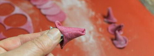 шляпы разбойников с мясным рагу. Шаг 3