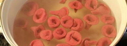 шляпы разбойников с мясным рагу. Шаг 6