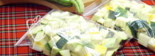 замороженные кабачки кубики для рагу. Шаг 7