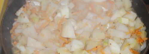 запеченное овощное рагу с мясным фаршем. Шаг 6