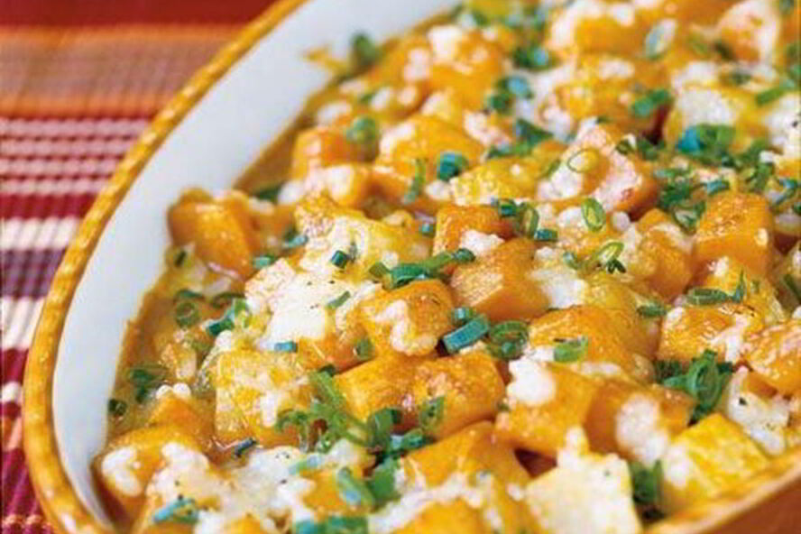 Рецепт запеченного рагу из сладкого картофеля