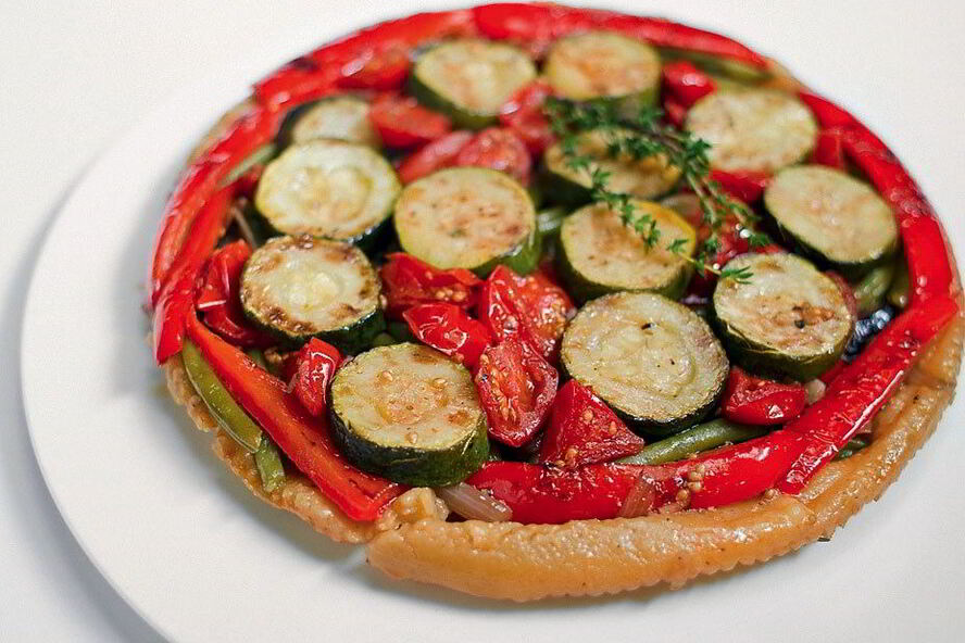 Рецепт откидного рататуя