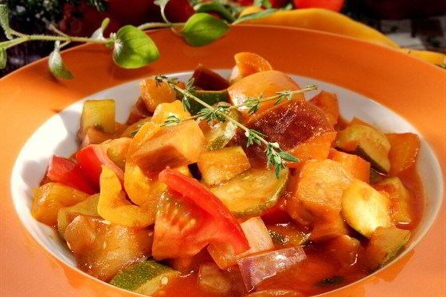 Рецепт рататуя из кабачка