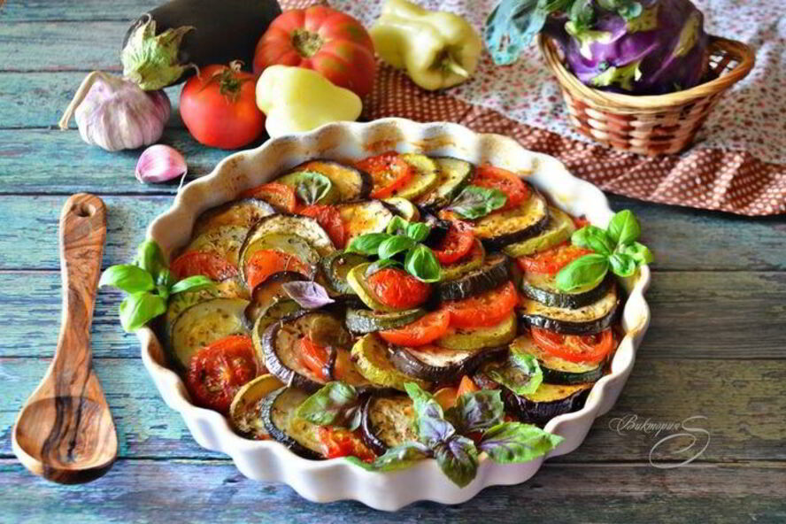 Рецепт рататуя летнее настроение