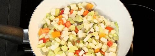 рататуй с судаком в белом вине. Шаг 5