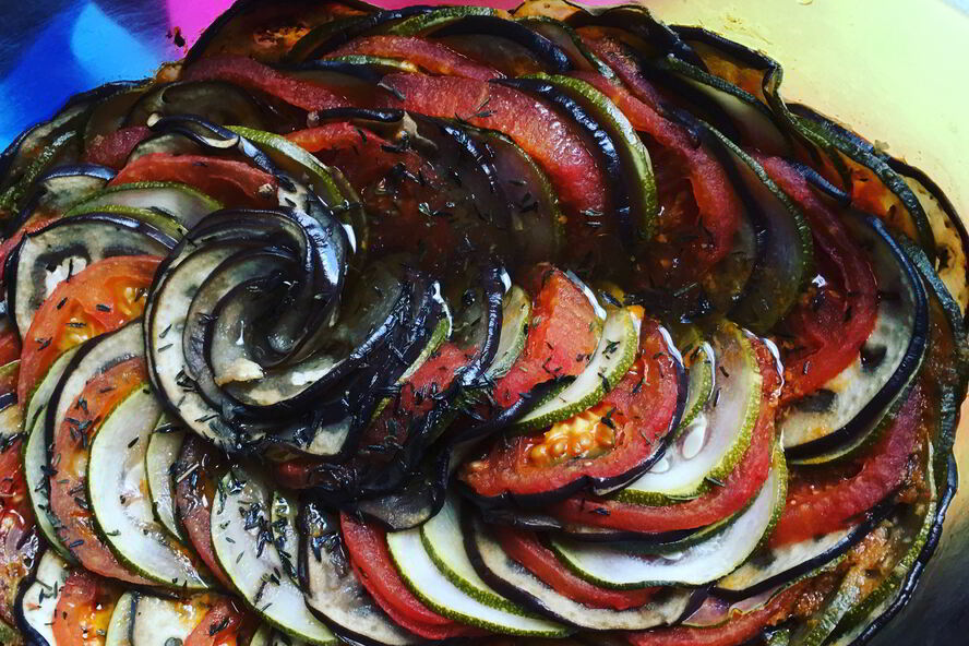 Рецепт рататуя с тимьяном