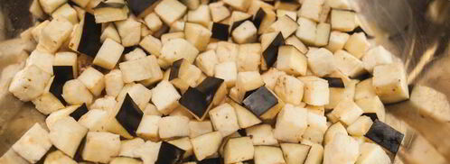 яркий рататуй с семгой. Шаг 3