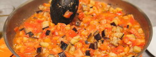 яркий рататуй с семгой. Шаг 7