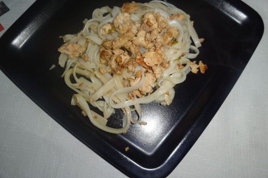 Рецепт рисовой лапши с мясом