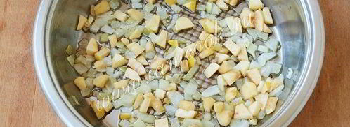 рисовый гарнир с айвой. Шаг 5