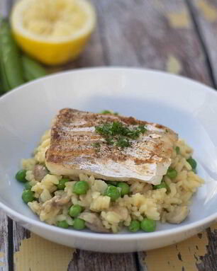 Ризотто и треска