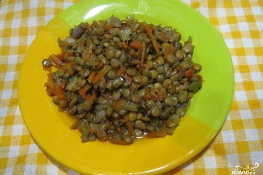 Рецепт ризотто из чечевицы