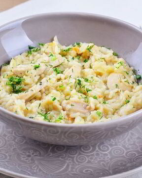 Ризотто по-русски с сочной курочкой