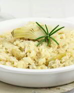 Ризотто с артишоками и оливками