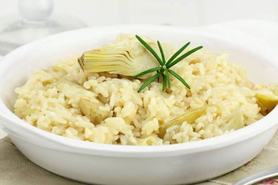 Рецепт ризотто с артишоками и оливками