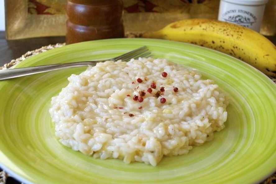 Рецепт ризотто с бананом