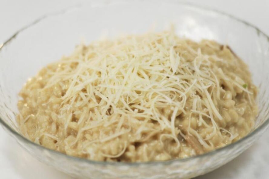 Рецепт ризотто с белыми грибами