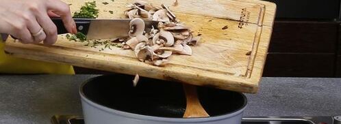 ризотто с грибами. Шаг 3