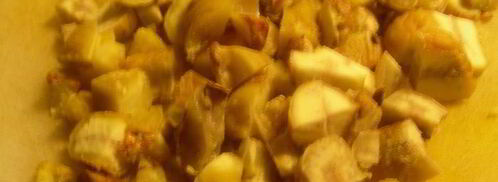 ризотто с каштанами и грудинкой. Шаг 6