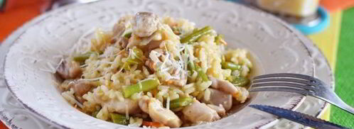 ризотто с курицей и овощами. Шаг 17