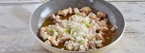 ризотто с курицей и овощами. Шаг 10