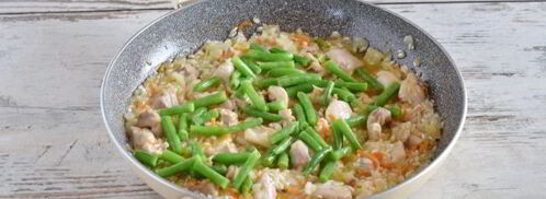 ризотто с курицей и овощами. Шаг 13