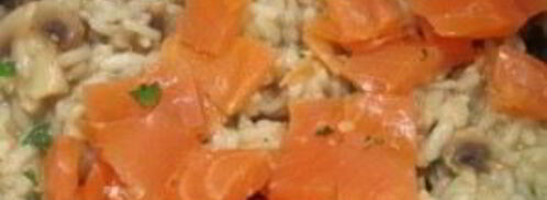 ризотто с лососем. Шаг 4