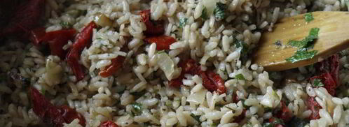 ризотто с петрушкой и вялеными помидорами. Шаг 4