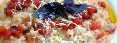 ризотто с помидорами и базиликом. Шаг 8