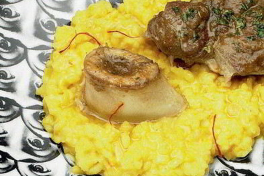 Рецепт ризотто с шафраном и оссобуко