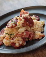 Ризотто с сосисками