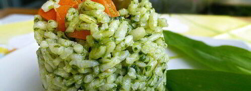 ризотто с соусом из черемши. Шаг 6