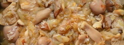 ризотто с вешенками. Шаг 9