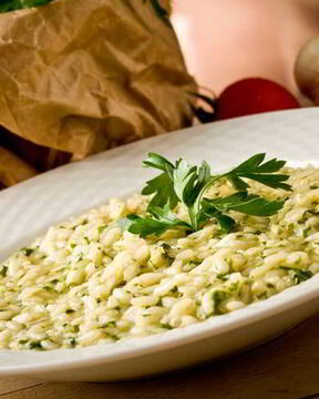 Ризотто со шпинатом