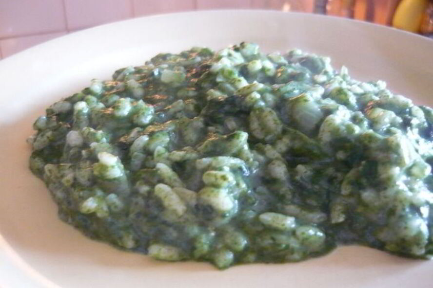 Рецепт шпинатного ризотто