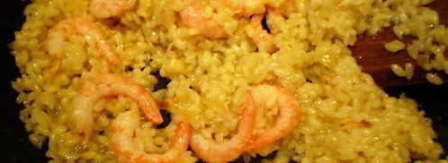 яблочное ризотто с креветками. Шаг 6