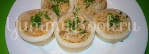 фаршированные кальмары из мультиварки. Шаг 9