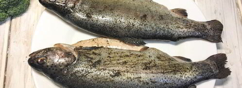 форель с цветной капустой и брокколи. Шаг 3